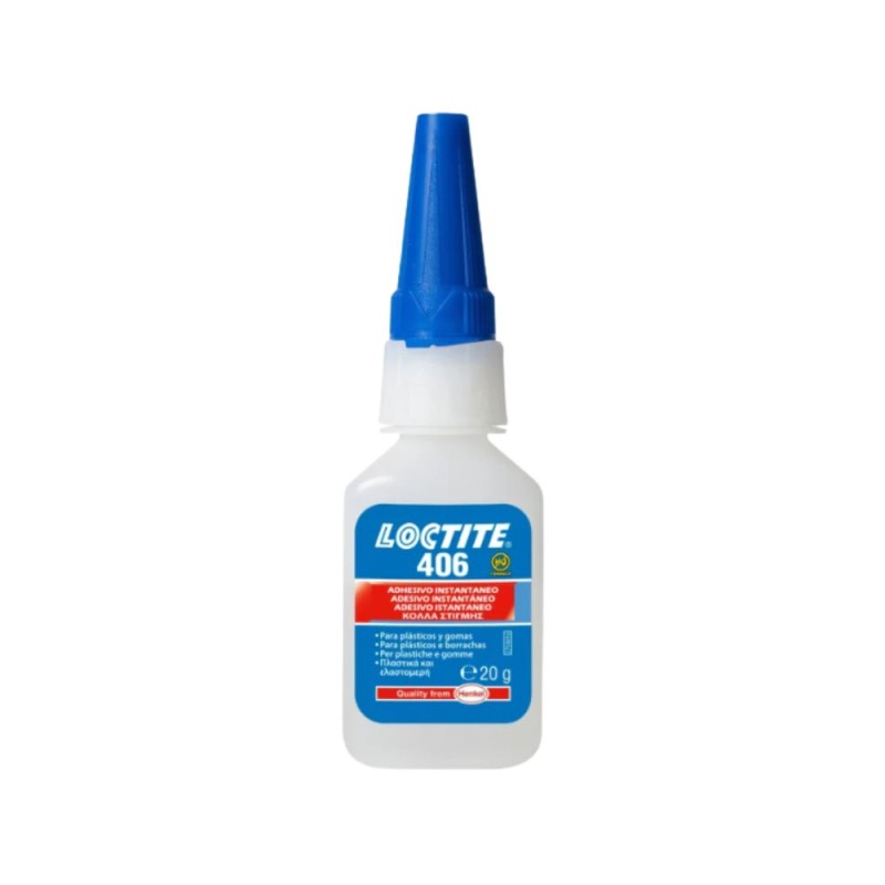 Tūlītēja līme gumijai un plastmasam LOCTITE 406 20g 1 Tūlītēja līme gumijai un plastmasam LOCTITE 406 20g 1