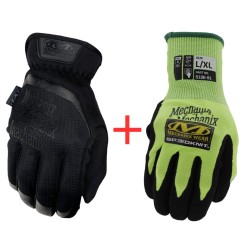 Cimdi MECHANIX FastFit, Utility melni