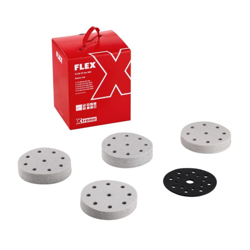Slīpēšanas piederumu komplekts FLEX D125 ST-Set VE5 1