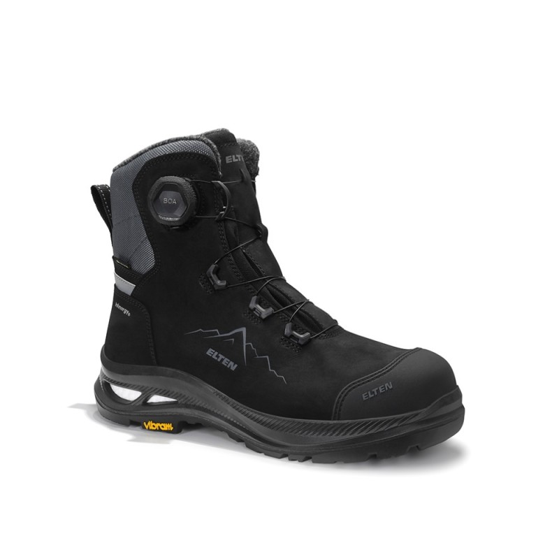 Ziemas apavi ELTEN Hays XXAG Pro BOA GTX Black High ESD S3S HI CI, melni 1