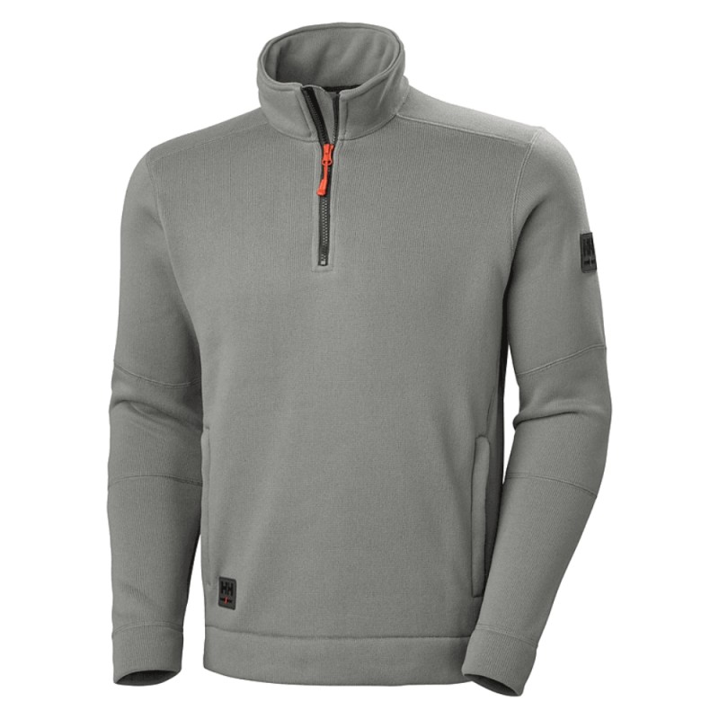 Džemperis Helly HANSEN Kensington Halfzip Knit Fleece, pelēks 1
