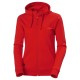 Sieviešu jaka HELLY HANSEN W Classic Zip Hoodie, sarkana 1 Sieviešu jaka HELLY HANSEN W Classic Zip Hoodie, sarkana 1
