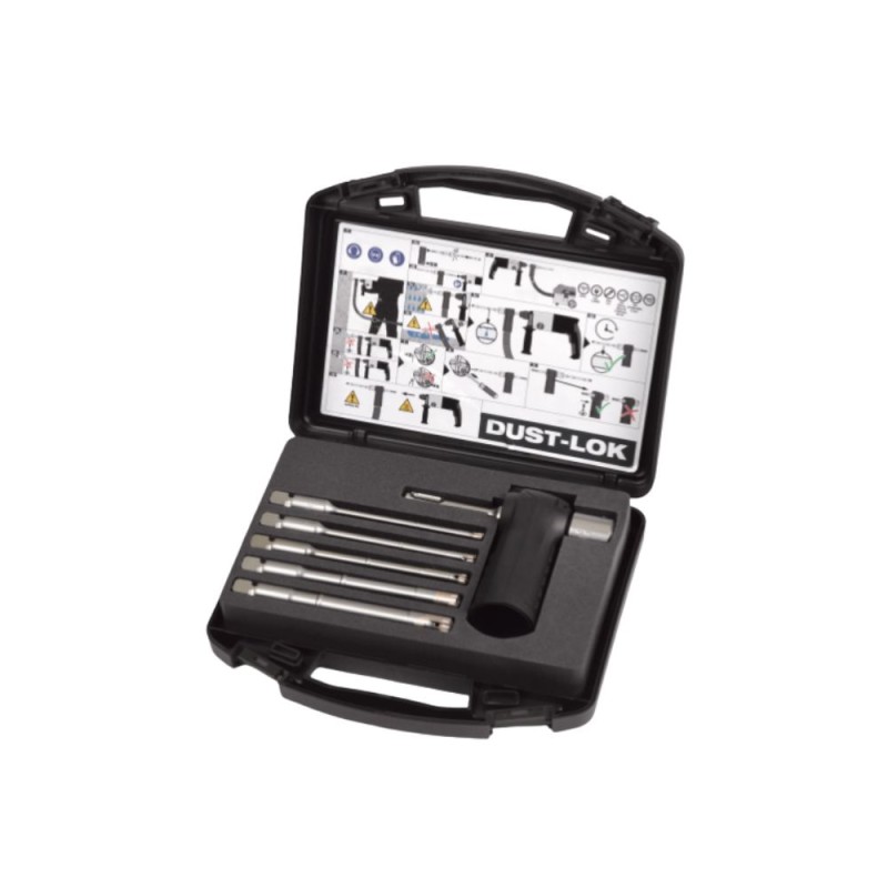 6 daļu betona urbju komplekts MILWAUKEE SDS-Plus DUST-LOK 1 6 daļu betona urbju komplekts MILWAUKEE SDS-Plus DUST-LOK 1