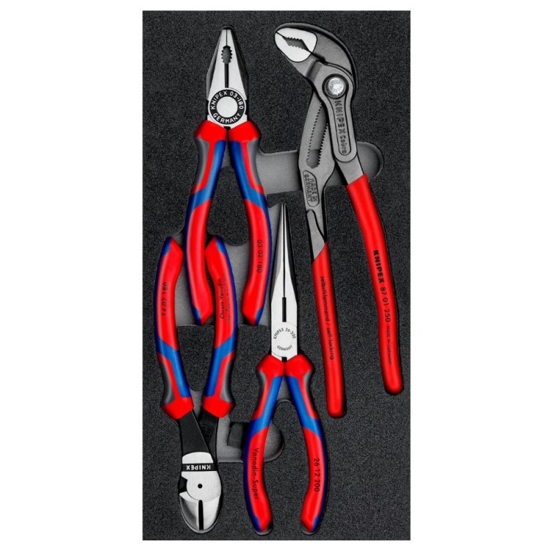 4 daļu knaibļu komplekts KNIPEX 002001V15 1