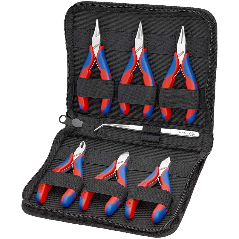 7 daļu elektriķa knaibļu komplekts koferī KNIPEX 002016 1