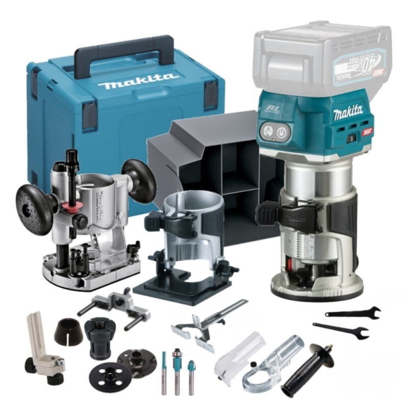 Akumulatora virsfrēze MAKITA RT001GZ13 40V Max XGT 1