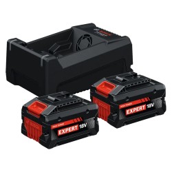 Akumulatora un lādētāja komplekts BOSCH Expert 2xEXBA18V-55, GAL 12V/18V-80
