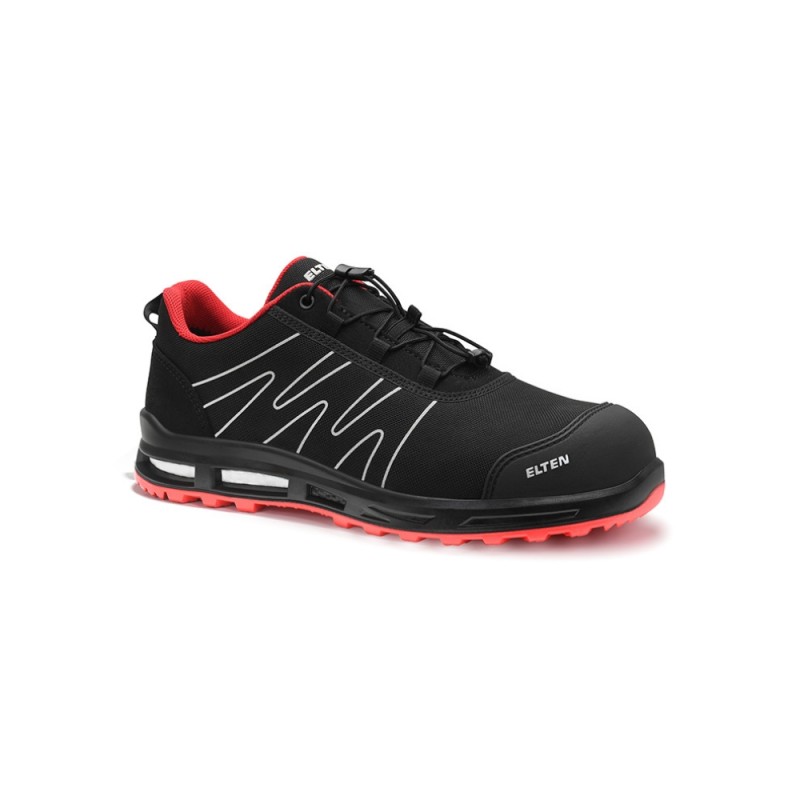 Kurpes ELTEN ENNO XXT Pro Low ESD S3S, melnas/sarkanas 1