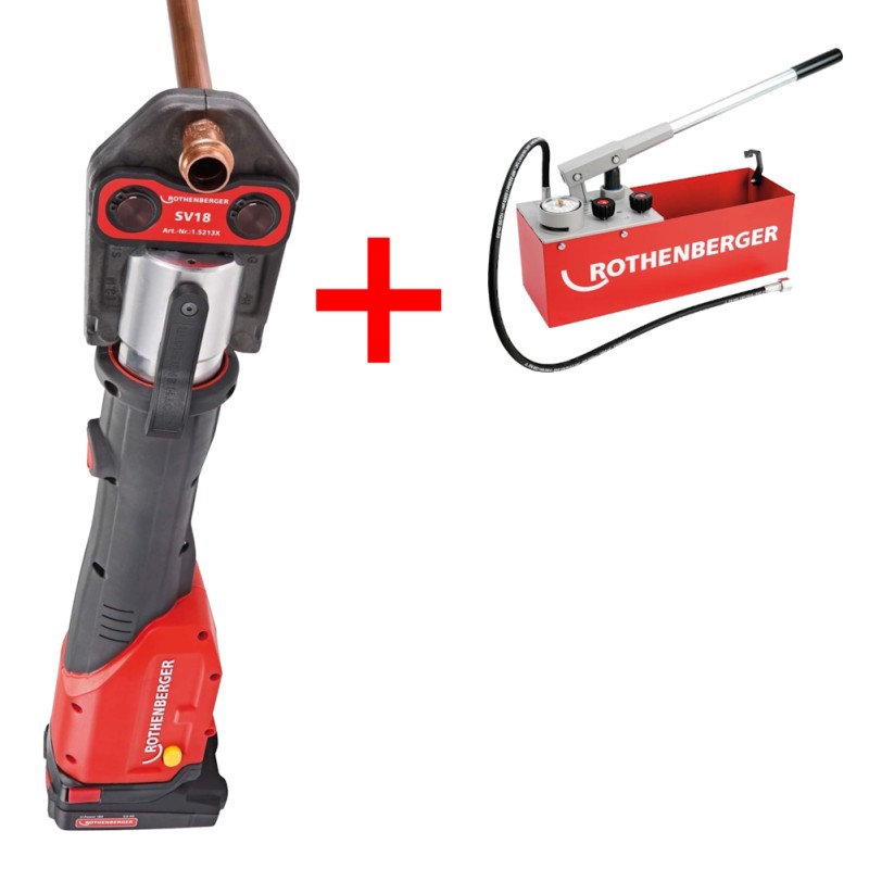 Akumulatora prese ROTHENBERGER Romax 4000 Set M15-22-28mm 1