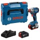 Akumulatora triecienskrūvgriezis/uzgriežņu atslēga BOSCH GDX 18V-285 2x4,0Ah, GAL 18V-40, LB 1