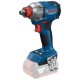 Akumulatora triecienskrūvgriezis/uzgriežņu atslēga BOSCH GDX 18V-285 2x4,0Ah, GAL 18V-40, LB 2