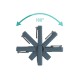 Elastīga LED lampa SCANGRIP Uniform 500lm IP65 4