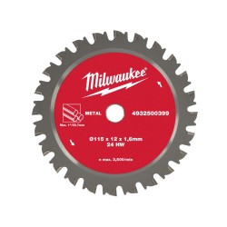 Disks tērauda cauruļu griezējam MILWAUKEE M18 FPCS 115x12x1,6mm 24HW