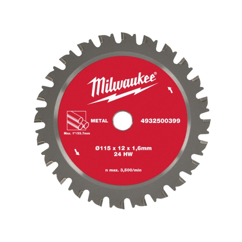 Disks tērauda cauruļu griezējam MILWAUKEE M18 FPCS 115x12x1,6mm 24HW 1