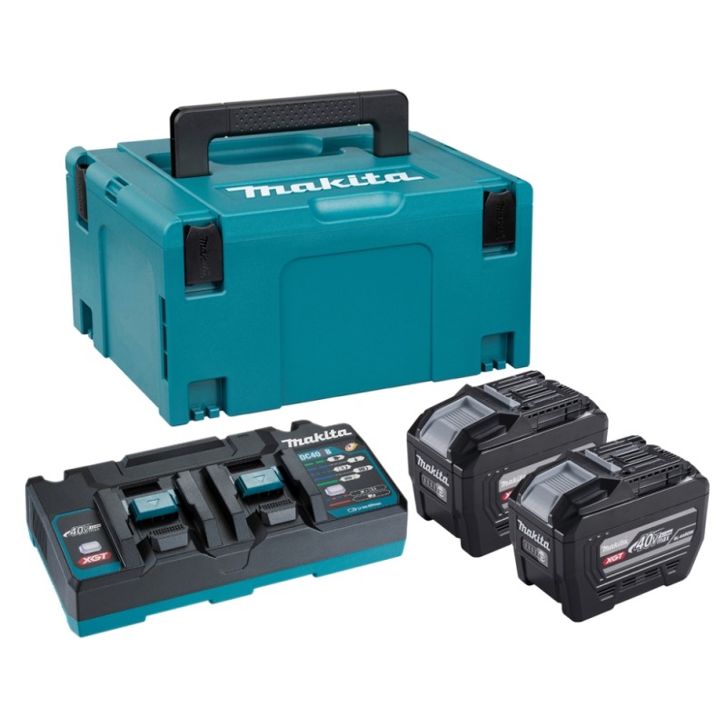 Akumulatoru un lādētāju komplekts MAKITA 40V MAX XGT 2x8,0Ah 1