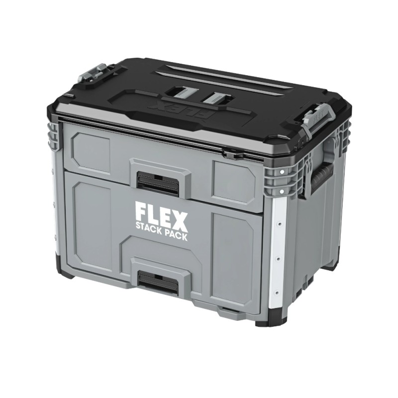 Instrumentu kaste ar divām atveramām atvilktnēm FLEX Stack Pack 1