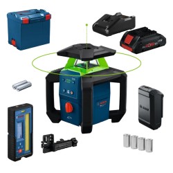 Rotācijas lāzerlīmeņrādis BOSCH GRL 18V-4-34 CVG LR45 ar piederumiem