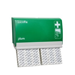 Plāksteru turētājs + 60 gari melni plāksteri PLUM QuickFix Black Long