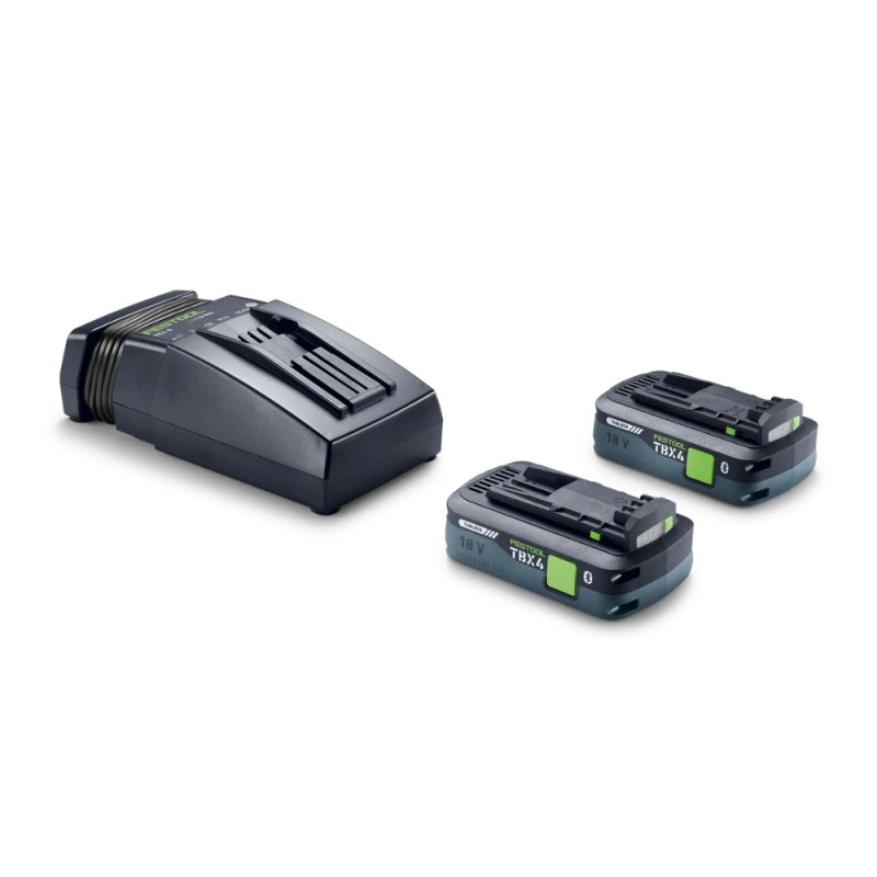 Akumulatora un lādētāja komplekts FESTOOL 2xTBX4/TCL6 18V 1