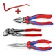 3 daļu knaibļu komplekts KNIPEX ar piederumu 1 3 daļu knaibļu komplekts KNIPEX ar piederumu 1