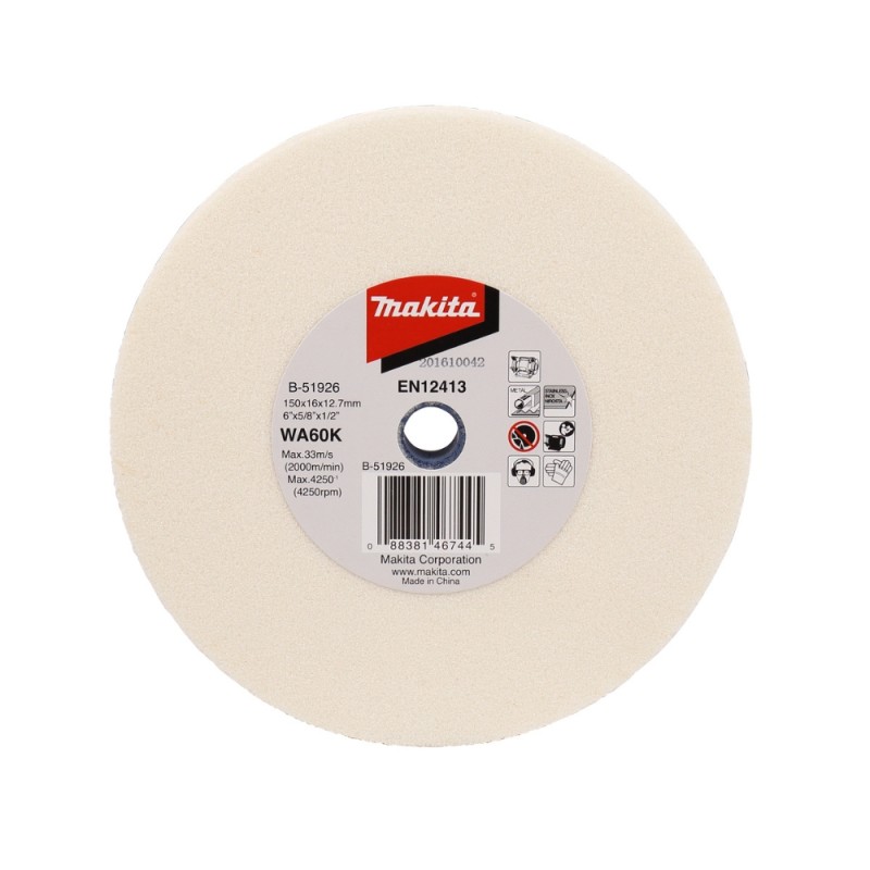 Asināšanas disks MAKITA 150x16x12,7mm WA60K 1