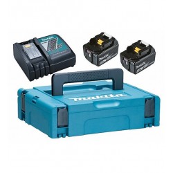 2 akumulatoru un lādētāja komplekts 18 V MAKITA PowerPack