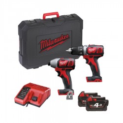 Akumulatora skrūvgriežu komplekts MILWAUKEE M18 BPP2D-402C