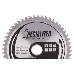  Zāģripa alumīnijam MAKITA 150x20x1,6mm 52T