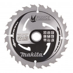 Zāģripa MAKITA M-Force 165x20x2,0mm 24T 15°