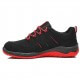 Kurpes ELTEN Maddox Black Red Low ESD S3 SRC, melnas/sarkanas