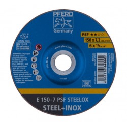 Agresīvs slīpēšanas disks PFERD E150-7 A24 L PSF