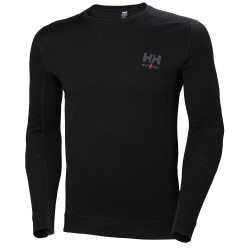 Termokrekls HELLY HANSEN Lifa Merino Crewneck, melns