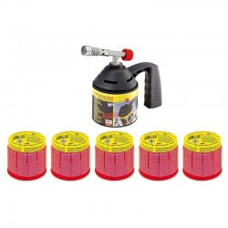 Gāzes deglis + 5 gāzes baloni ROTHENBERGER