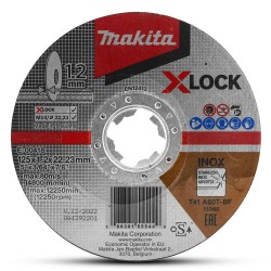 Griešanas disks MAKITA X-Lock 125x1,2mm RST