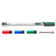 Dinamometriskās atslēgas un muciņu komplekts STAHLWILLE 721QR/20/3/1 Quick 40-200Nm 1/2" 3