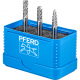 3 daļu HM frēžu komplekts PFERD Allround 1406 6mm 1
