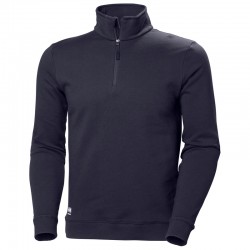 Džemperis HELLY HANSEN Manchester Half Zip Sweatshirt, 590 zils