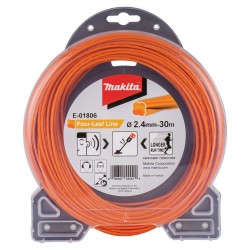Ovāla spirālveida aukla MAKITA 2.4mmx30m
