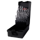 25 daļu urbju komplekts RUKO HSS-G Ultimatecut Flowstep 1
