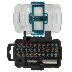 31 daļu griezes momenta uzgaļu komplekts MAKITA E-13552 Impact Premier Torsion