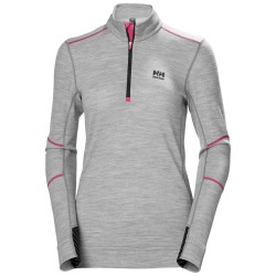 Sieviešu termokrekls HELLY HANSEN Lifa Merino Crewneck, pelēks