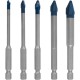 5 daļu urbju komplekts BOSCH Expert Hex-9 HardCeramic 1