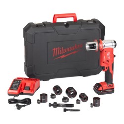 Akumulatora hidrauliskais caurumu izsitējs MILWAUKEE M18 HKP-201CA