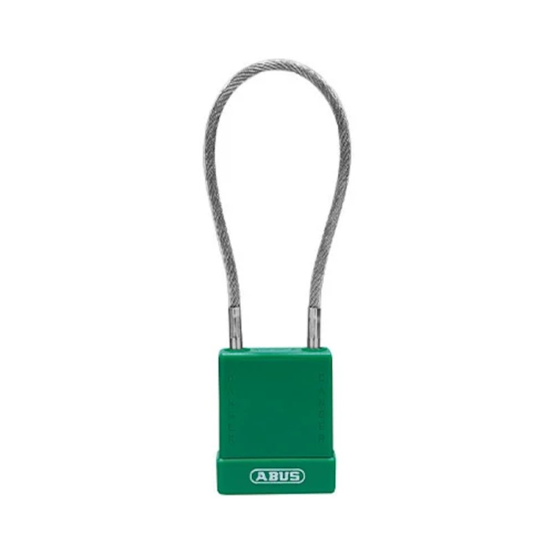 Slēdzene abus 76/40CAB20 20cm, zaļa 1 Slēdzene abus 76/40CAB20 20cm, zaļa 1