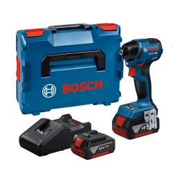 Bezvadu trieciendzinējs BOSCH GDR 18V-220 C LB 2x5,0Ah