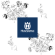 Stebulė rato kompl. p524/418/422 HUSQVARNA 5850468-01 1