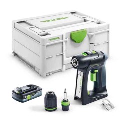 Akumulatora urbjmašīna-skrūvgriezis FESTOOL C 18-Basic 4,0