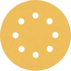 Šlifavimo popieriaus rinkinys BOSCH Expert C470, vibraciniams šlifuokliams, 115 mm, 8 skylių, G 60/120/240 6 vnt.
