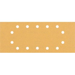 Šlifavimo popierius BOSCH Expert C470, vibraciniams šlifuokliams, su 14 skylių, 115 x 280 mm, G 100 10 vnt.