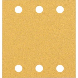 Šlifavimo popierius BOSCH Expert C470, vibraciniams šlifuokliams, su 6 skylėmis, 115 x 107 mm, G 80 10 vnt.